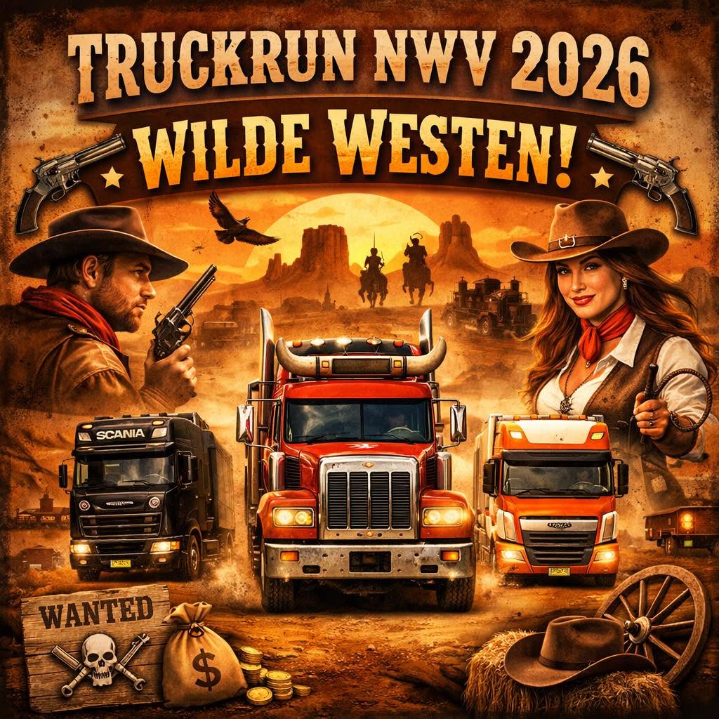 Yeehaw! Het thema van Truckrun NWV 2026 is bekend!